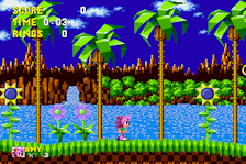 Amy Rose in Sonic 1